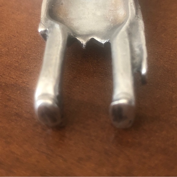 3” Navajo Indian  Silver Turquoise Kachina Pendant Jewelry - Picture 8 of 10